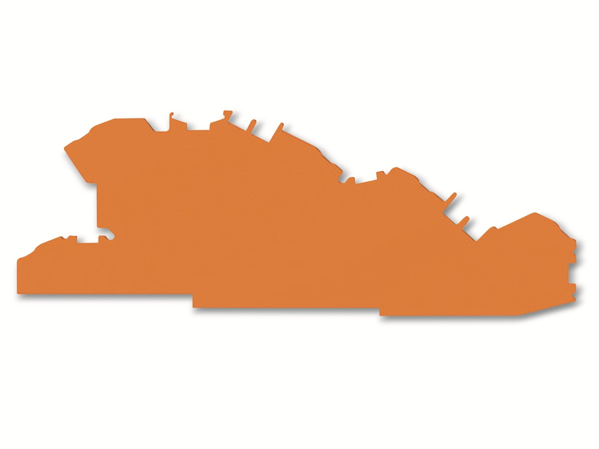 WAGO Abschluss- und Zwischenplatte