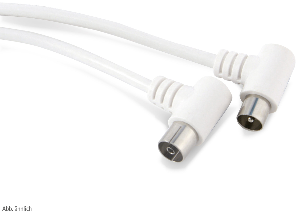 GOOBAY Antennenanschlusskabel gewinkelt