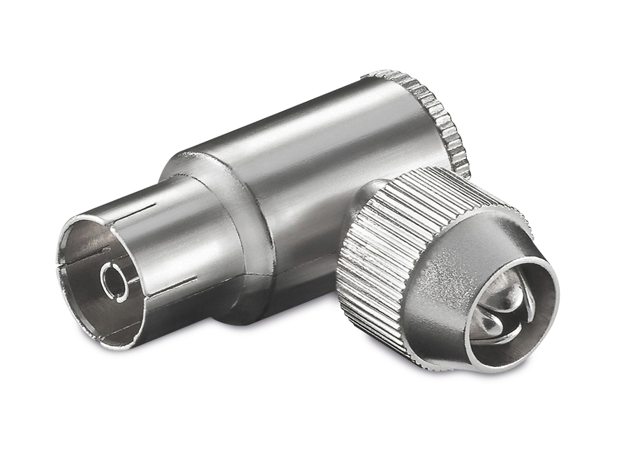 GOOBAY Koaxial-Winkelkupplung