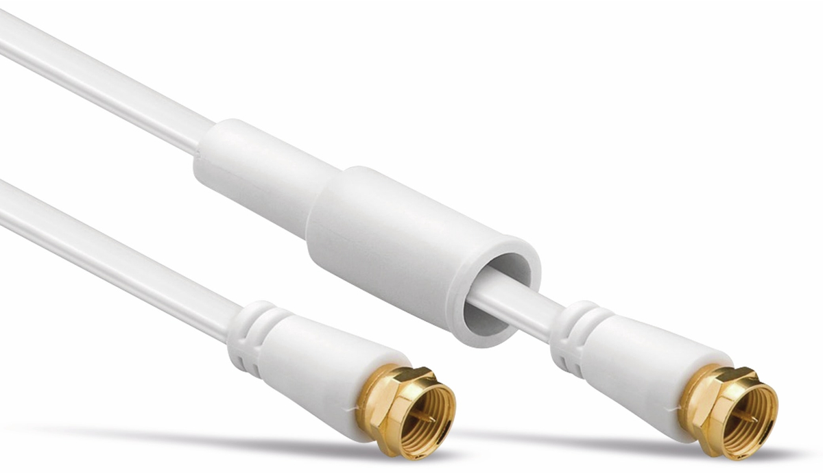 GOOBAY SAT-Antennenanschlusskabel mit Wetterschutz