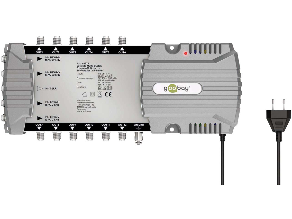 GOOBAY SAT-Multischalter 64875
