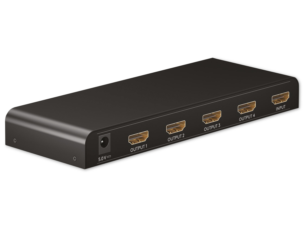 GOOBAY HDMI-Splitter 1 auf 4
