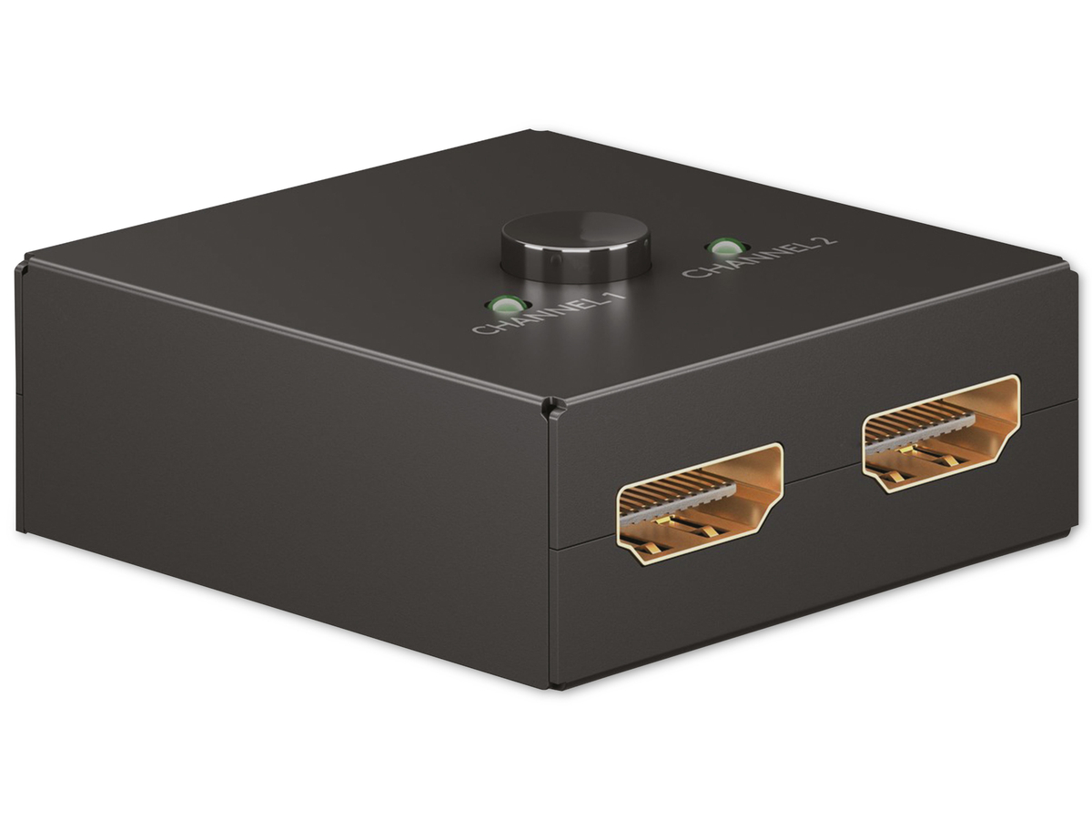 GOOBAY Manuelle HDMI-Umschaltbox 2 auf 1