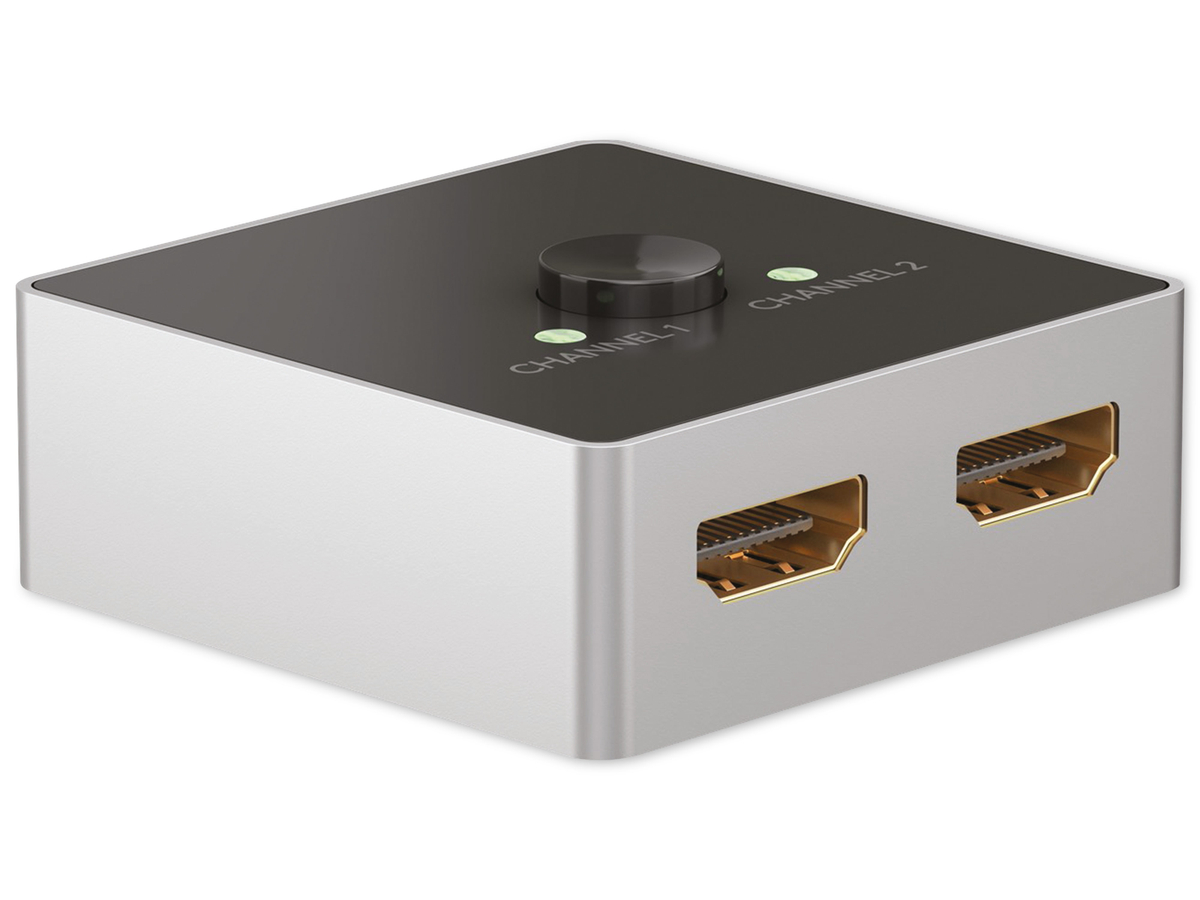 GOOBAY Manuelle HDMI-Umschaltbox 2 auf 1