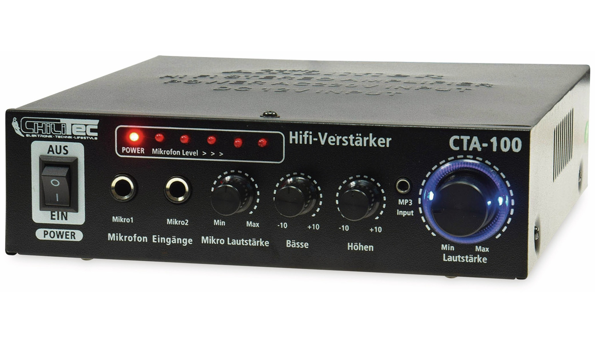CHILITEC Mini-HiFi-Verstärker CTA-100