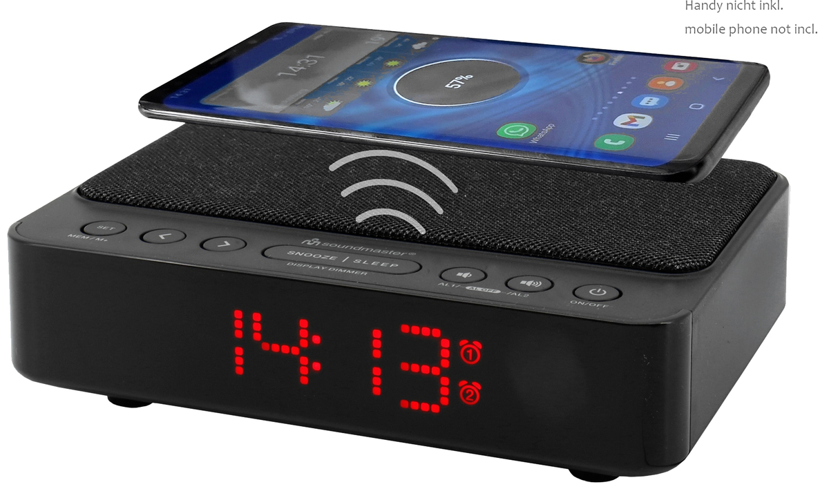 SOUNDMASTER HIGHLINE UKW-PLL Uhrenradio UR124SW