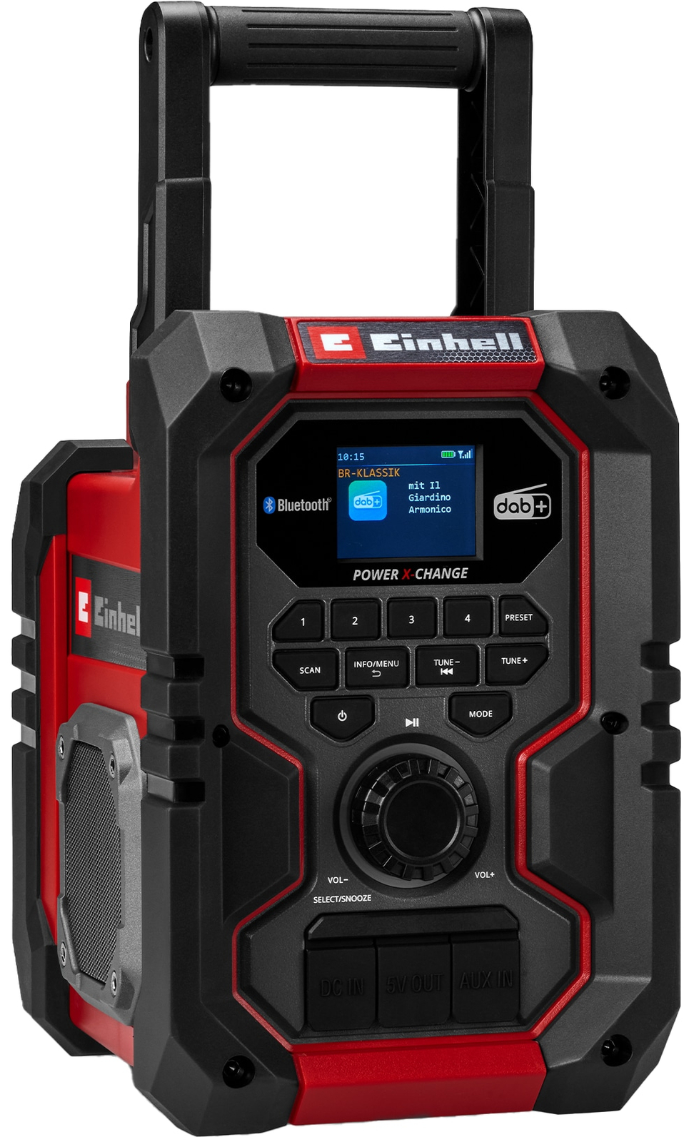 EINHELL Akku-Radio TE-CR 18 Li DAB+/FM/BT